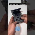 Campark Trail Camera TC22 | 4K 30FPS WiFi Trail Camera Integrated Solar Powered | Dual Lens