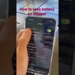 How to make your iPhone battery last longer!